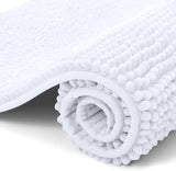 Kitinjoy Chenille Non-slip Washable Quick Drying Bath Mat