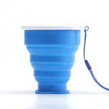 Silicone Heat Resistant Folding Water Cup With Lids