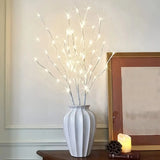 1 PC Battery Operated 20 LED  White Birch Branch Lights