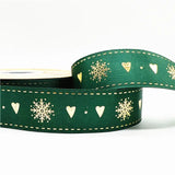 5yards Of 1inch(25mm) Christmas Polyester Ribbon.