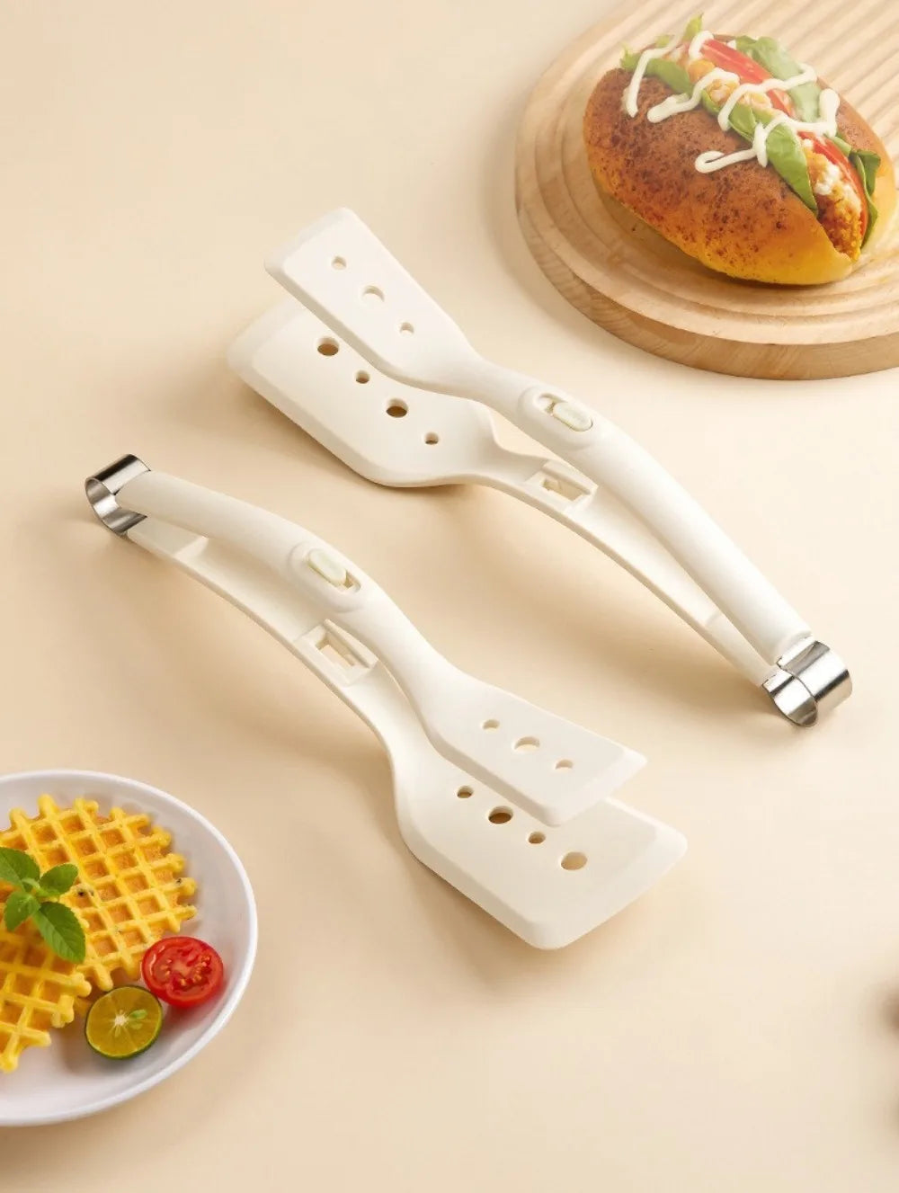 2 in 1 Silicone Shovel Clip Kitchen Spatula