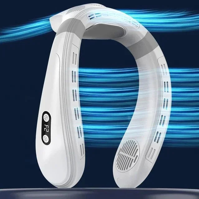 Rechargeable Semiconductor Bladeless Turbo Neck Fan