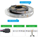 LED  Bluetooth Strip Lights 30M RGB 5050 SMD 5M RGB.  Flexible Ribbon 2835 RGB Tape Diode DC 12V APP Control+Adapter