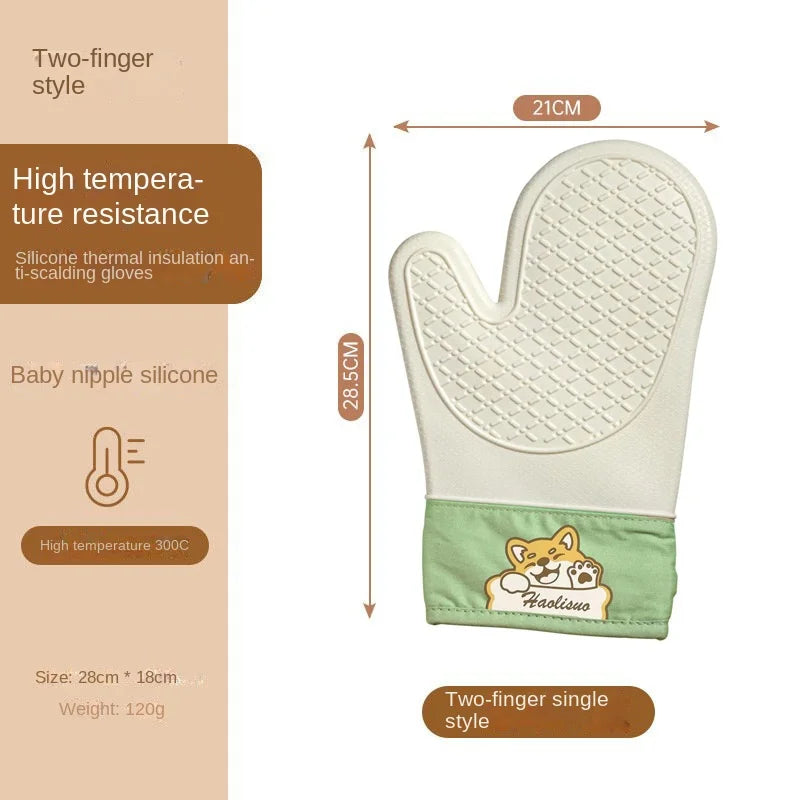 Silicone High Temperature Oven Mitts