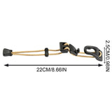 Adjustable Thick Elastic Rope Bag Expansion Strap With Quick Release Buckle