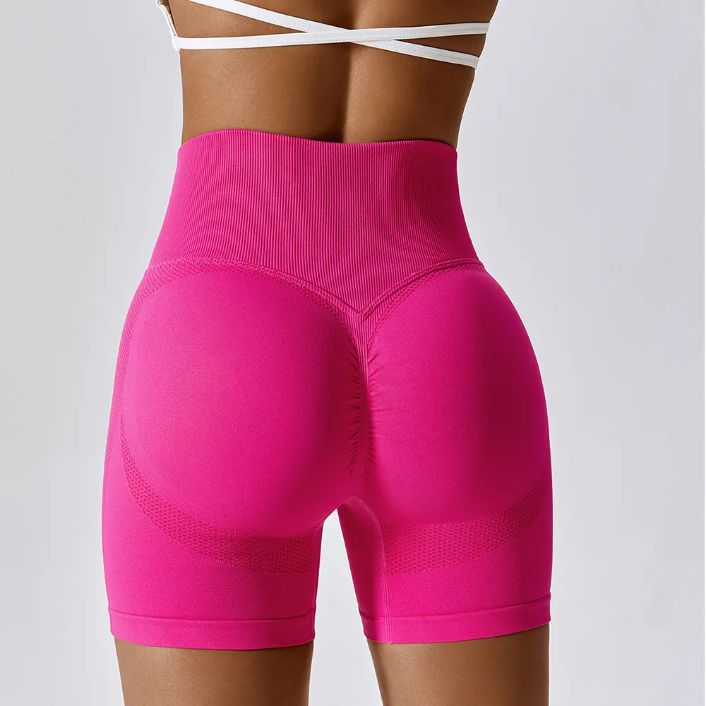 Women's High Waist Gym Shorts