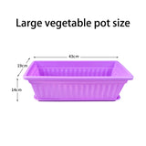 1 Plastic Rectangular Vegetable Planter