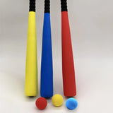 Children's Indoor Outdoor 21 Inch Foam Baseball Bat And Ball