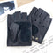 Leather Fingerless Gloves for Men And Women.  Genuine Cowhide for Workout Fitness, Driving or Riding.