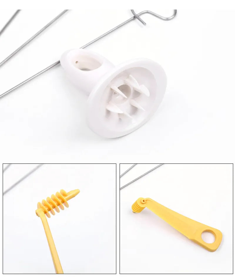 Stainless Steel/Plastic Spiral Slice Vegetable Tool.