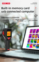 BSIDE Thermal Imager Camera HX1 Laser Thermographic HD Display For Circuit PCB Repair Pipeline Detection Medical Laser position