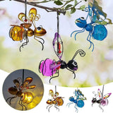 Solar LED Iron  Waterproof Hanging  Insect Tree Ornament