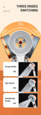 3 Modes Adjustable Double Sided High Pressure Showerhead.