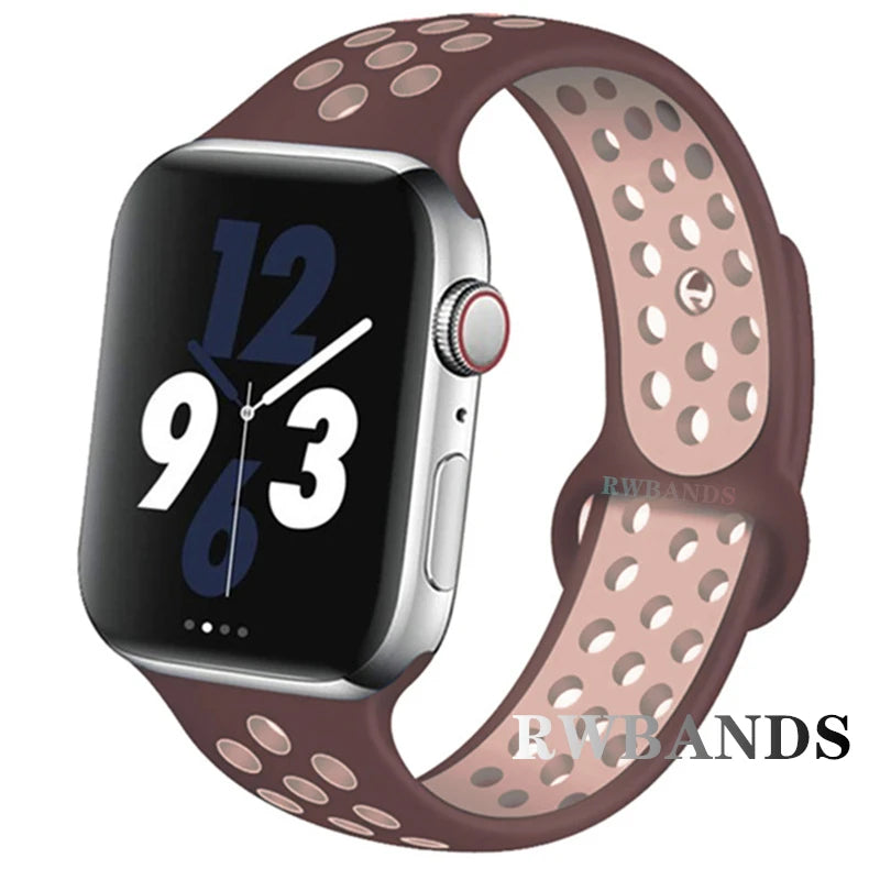 Sport Strap for Apple Watch Band 46mm 44mm 40mm 42-38-41mm 45mm  Series 10 9 8 7 6 SE 5 3 Ultra 2 49mm
