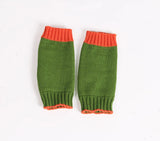 Women's Half Finger Acrylic Knitted Mittens