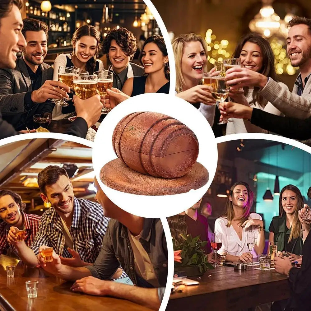 Wooden Smoke Infuser For Old Fashioned Bourbon Drinks