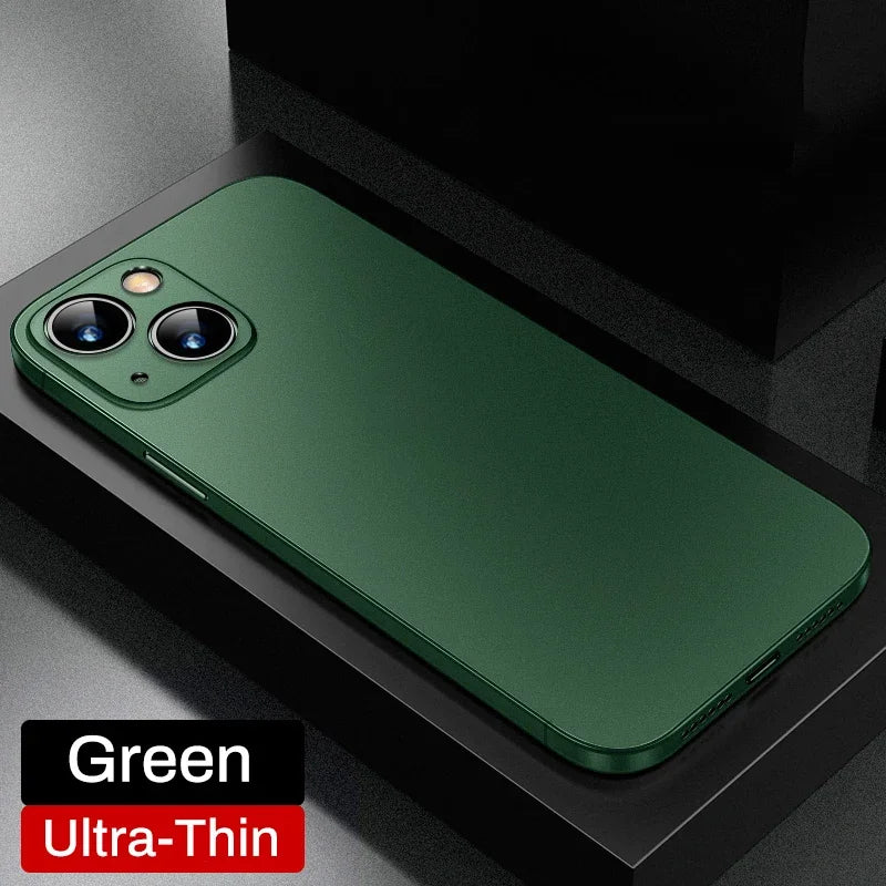 0.3mm Matte PP Hard Ultra Slim Phone Case For iPhone 17 16 15 14 Pro Max 16 Plus