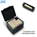 JJC Multi Slot Waterproof Battery Case for 18650/ AA/ AAA Batteries And Tester..