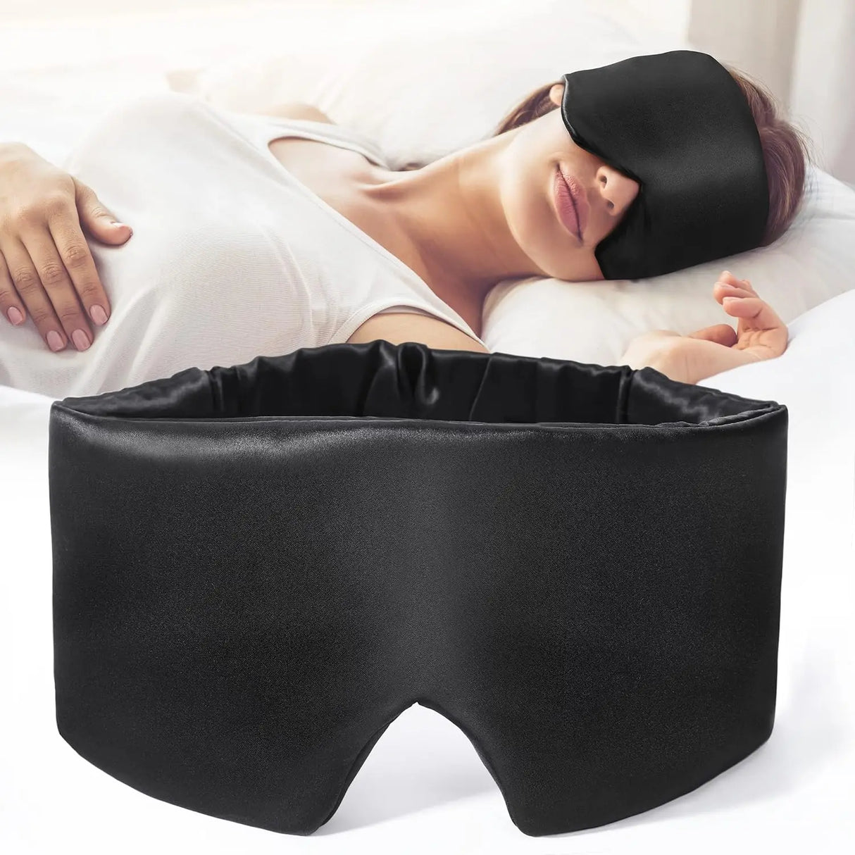 100% Natural Silk Breathable Blackout Sleep Mask