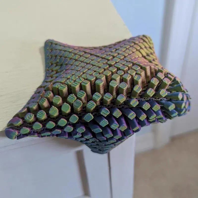 3D Printed Articulated Starfish Stress Relief Fidget Toy For Kids and Adults