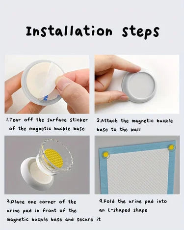 1/2pcs Dog urine pad holder With Magnetic Buckle