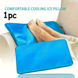 Blue Hand Wash Gel Ice Pack Cushion For Cooling Or Neck Support