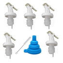 Oil/Vinegar Dispenser with Leak-proof Cap, Suitable for 1.7cm ,2cm 2.1cm Openings of Bottles.