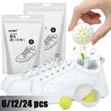 6/12/24Pcs Deodorizer Balls For Neutralizing Odor In Shoes