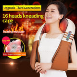 JinKaiRui U Shape Electrical Shiatsu Back, Neck, And Shoulder Body Massager With Infrared Heated