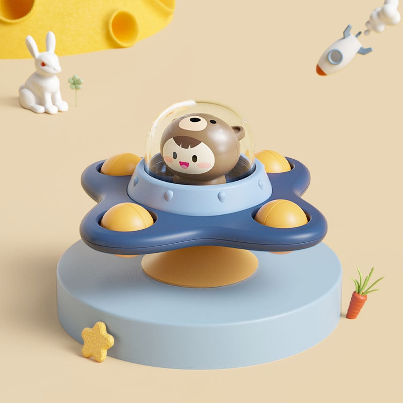 1pcs Cartoon Fidget Spinner.  Educational toy as well as rattle toy.
