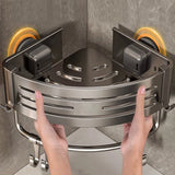 Wall Mounted Triangle/Rectangle Suction Cup Shelf Great For Showers Or Kitchens