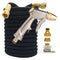 High Pressure Expandable PVC Garden Water Hose with Double Metal Connector.