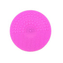 Silicone Pad with Suction Cups For Cleaning Makeup Brushes.