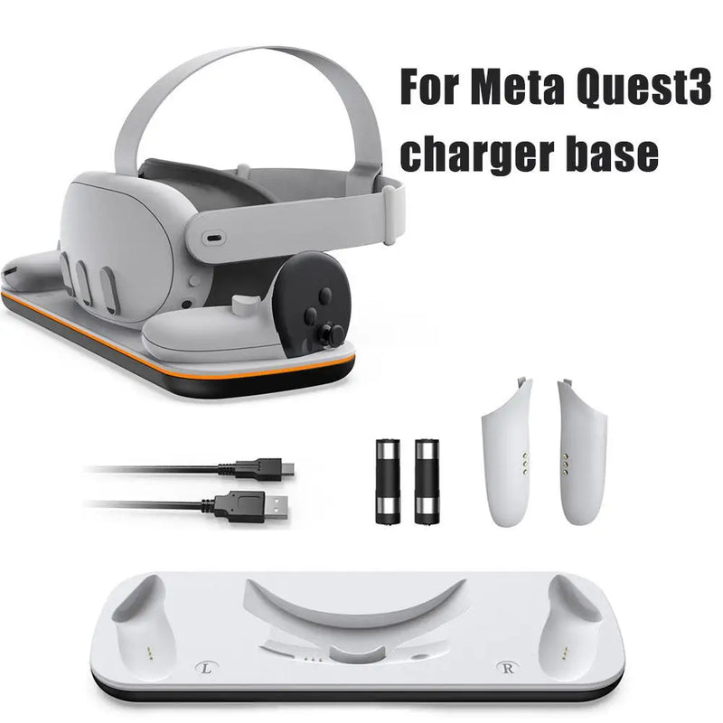 1 Set Charging Adapter For Oculus Quest 3 Vr Helmet