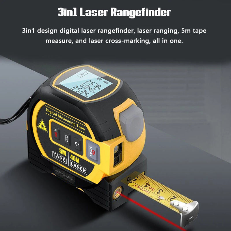 Stainless/Electronic 5 Meter Digital Laser Measuring Tape