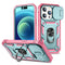 Design Case For iPhone 14 Pro Max 13 12 11 Pro XR X 360 Full Body Rugged Protective Slide Camera Stand Protection Ring Cover