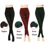 Women's Winter Warm Fleece Lined Leggings In 3 Different Styles