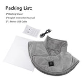 USB Heated Shoulder And Neck Padded Shawl With 3 Heat Settings