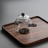 120ml Mini Kung Fu Small Glass Teapot With Filter