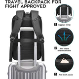 BANGE Waterproof USB Charging Backpack Fits 15.6 Inch Laptop