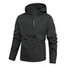 Men's Spring/Autumn Waterproof Jacket With Detachable Hood Sizes M-5XL