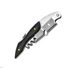 Professional Waiters Corkscrew With Wood Grip Beer Bottle Opener And Foil Cutter