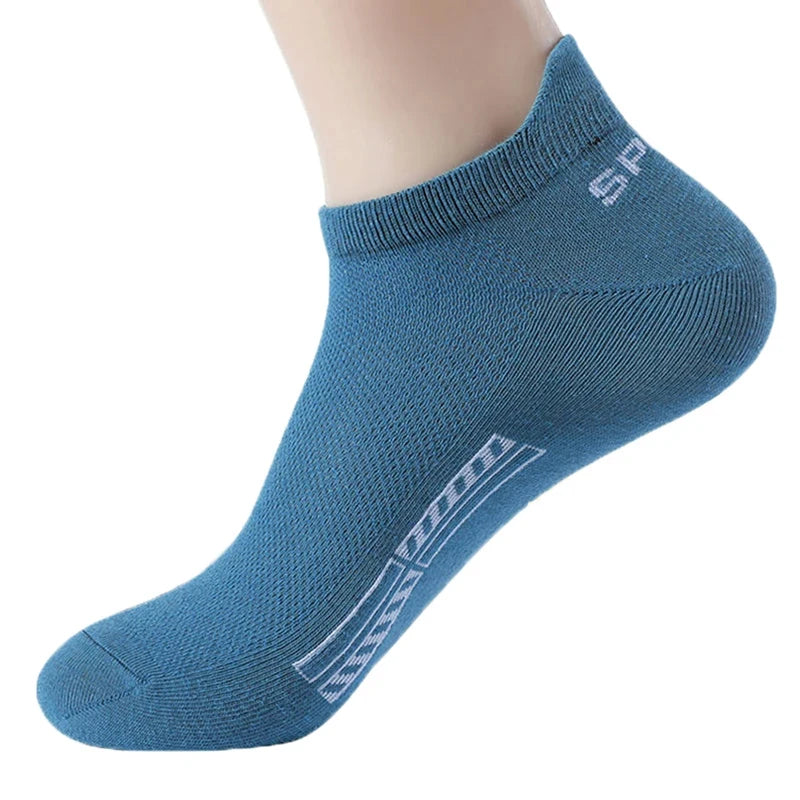 5 Pairs Men Or Women's Casual Cotton/Mesh Sports Socks