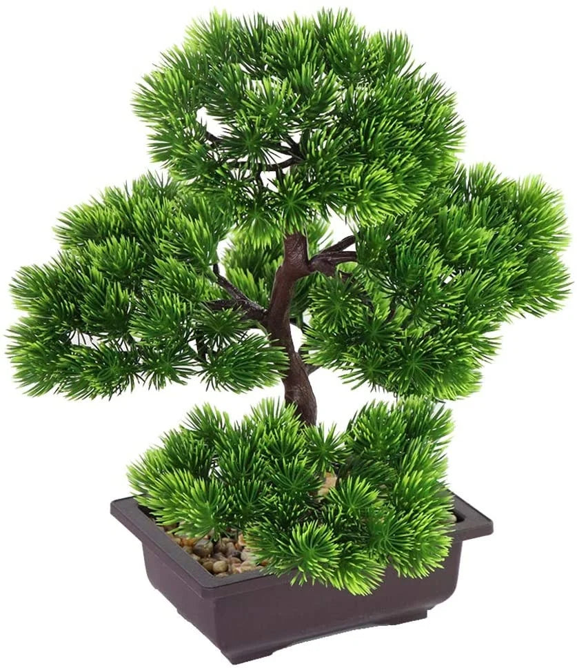 33cm Japanese Pine Bonsai Plant for Home Decoration