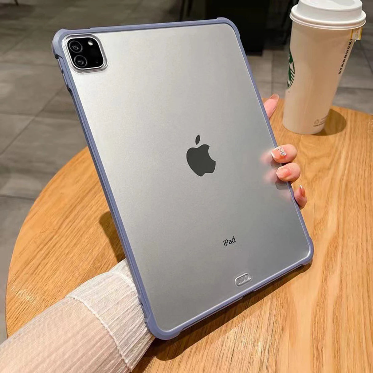 Tablet Case for IPad A16 11/10th 7/8/9th Gen Mini Air 7 6 5 4 A17 Pro 11 13 12.9 M3 M2 M4 10.2 10.9 Inch Translucent Matte Case