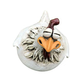 Resin Chicken Fence Decor