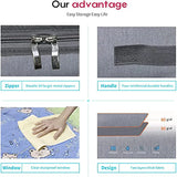 Storage Bag With Cover That Fits Under the bed With 4 Reinforced Handles