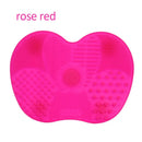 Silicone Pad with Suction Cups For Cleaning Makeup Brushes.