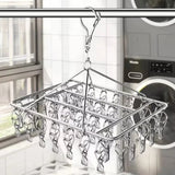 Stainless Steel Clothespin Laundry Hanger