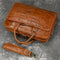 Genuine Leather Laptop Briefcase.